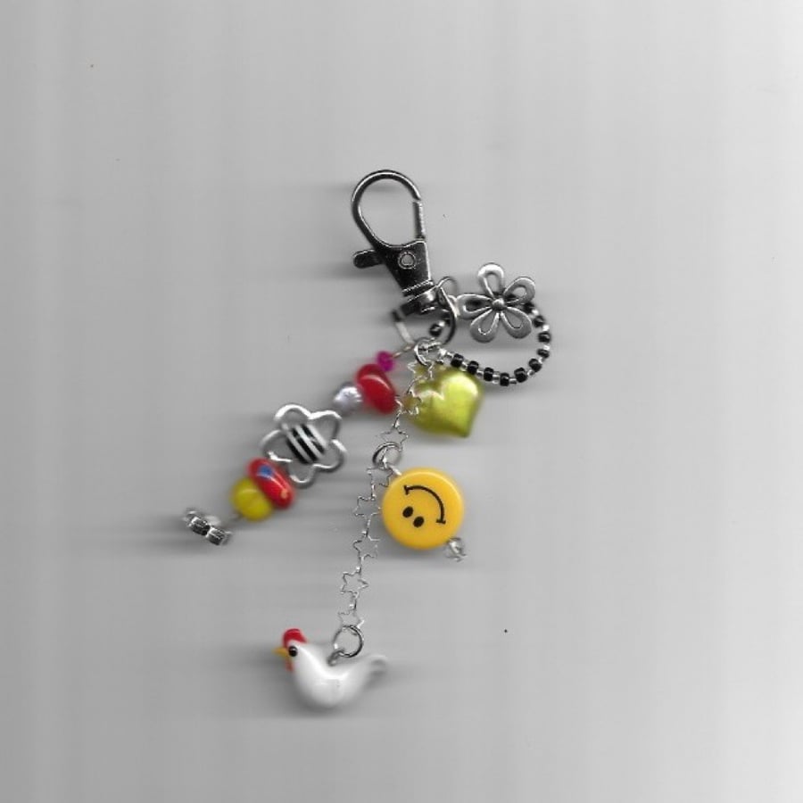 “say cheese” keychain