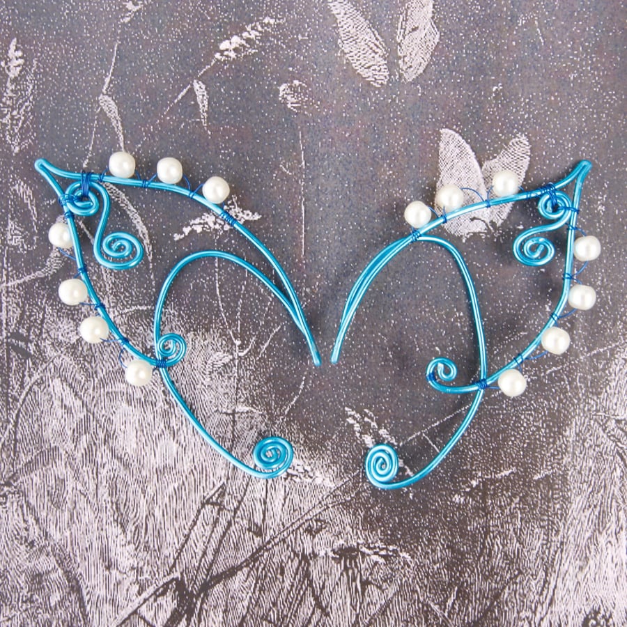 "ELF EARS AQUA"