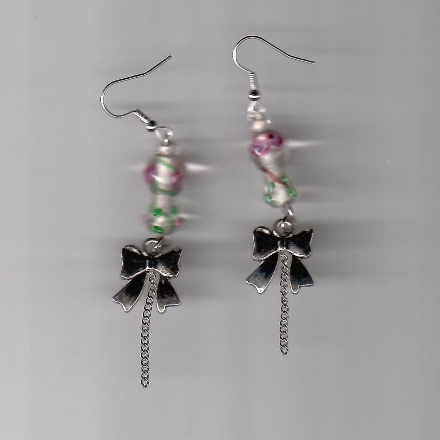 ms white earrings