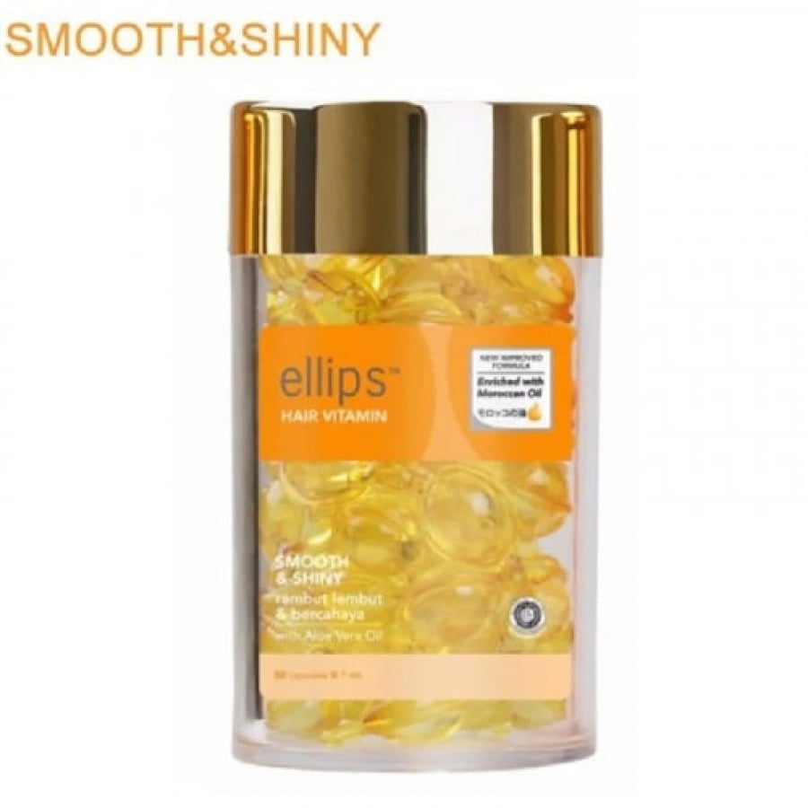 كبسولات إيلبس الصفراء  (Ellips Hair Vitamin Nutri Color)– نعومة وسهولة التصفيف