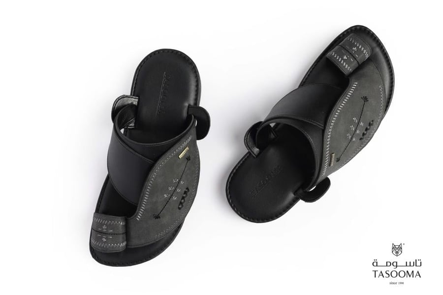 P3 Eastern slippers 24017 BLACK