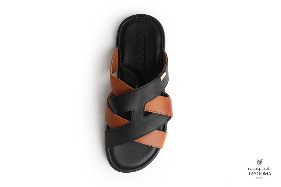 نعال تاسومة اسباني 22037 Black-LT.BROWN