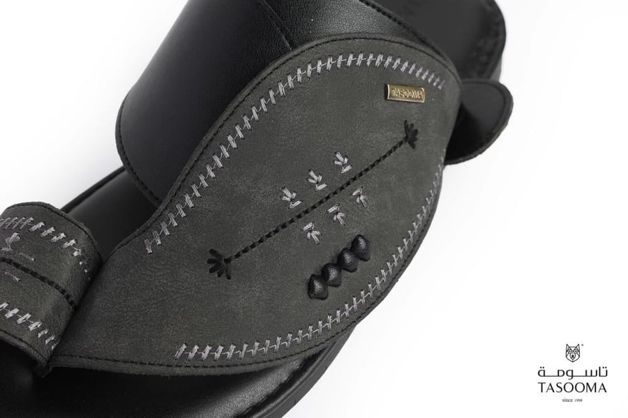 P3 Eastern slippers 24017 BLACK