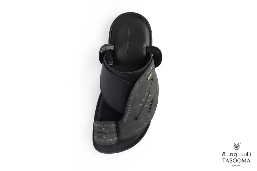 P3 Eastern slippers 24017 BLACK