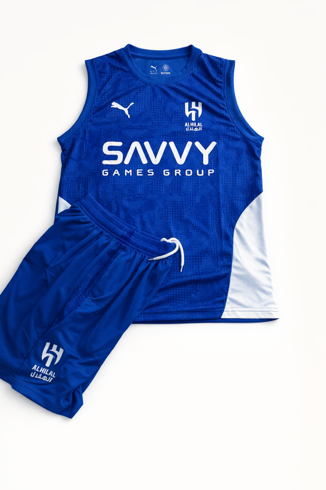 Al Hilal team kit for training 2026
