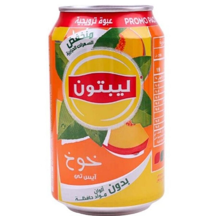 ليبتون ايس تي خوخ 310 مل