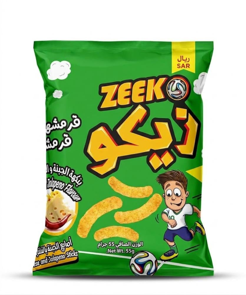 زيكو بفك اصابع الجبنة بالفلفل الحارة 55 جرام