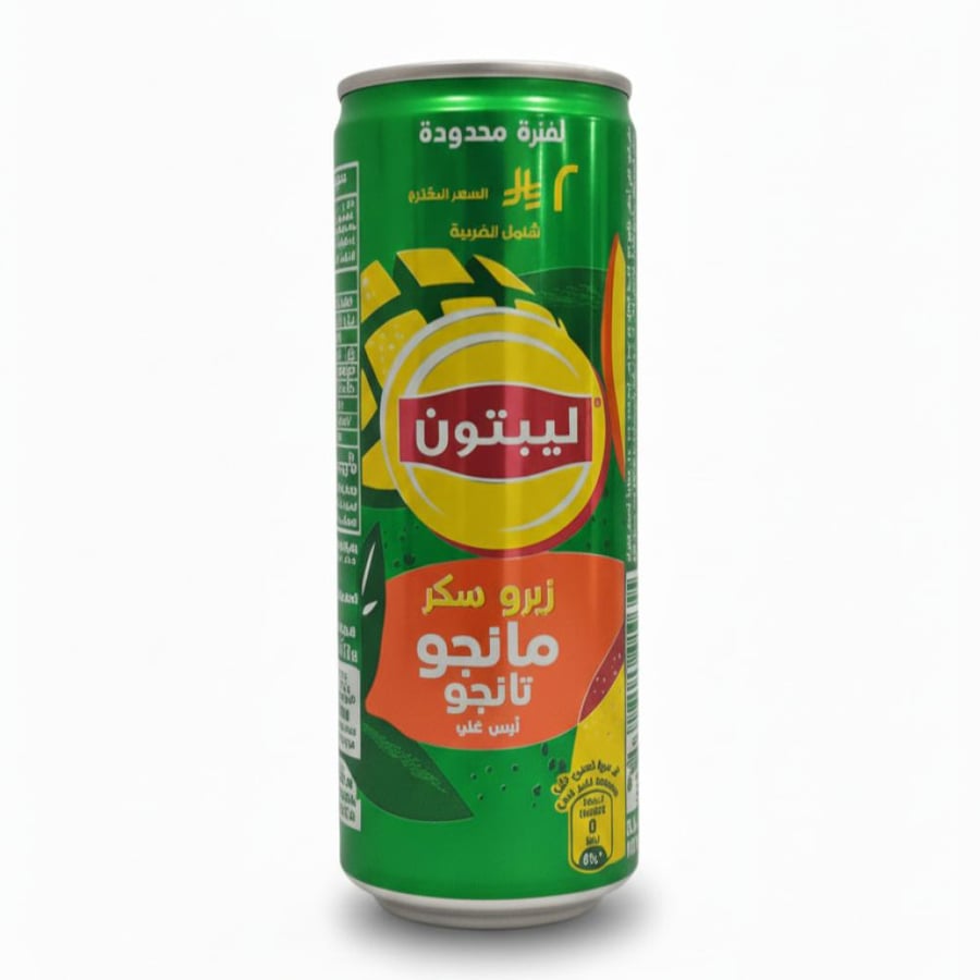 ليبتون ايس تي مانجو تانجو زيرو سكر 240 مل