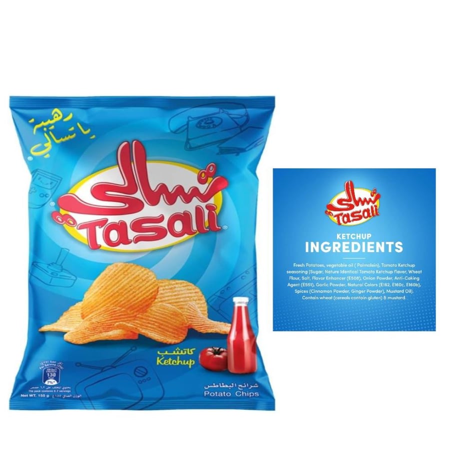 ليز تسالي كاتشب 90جرام