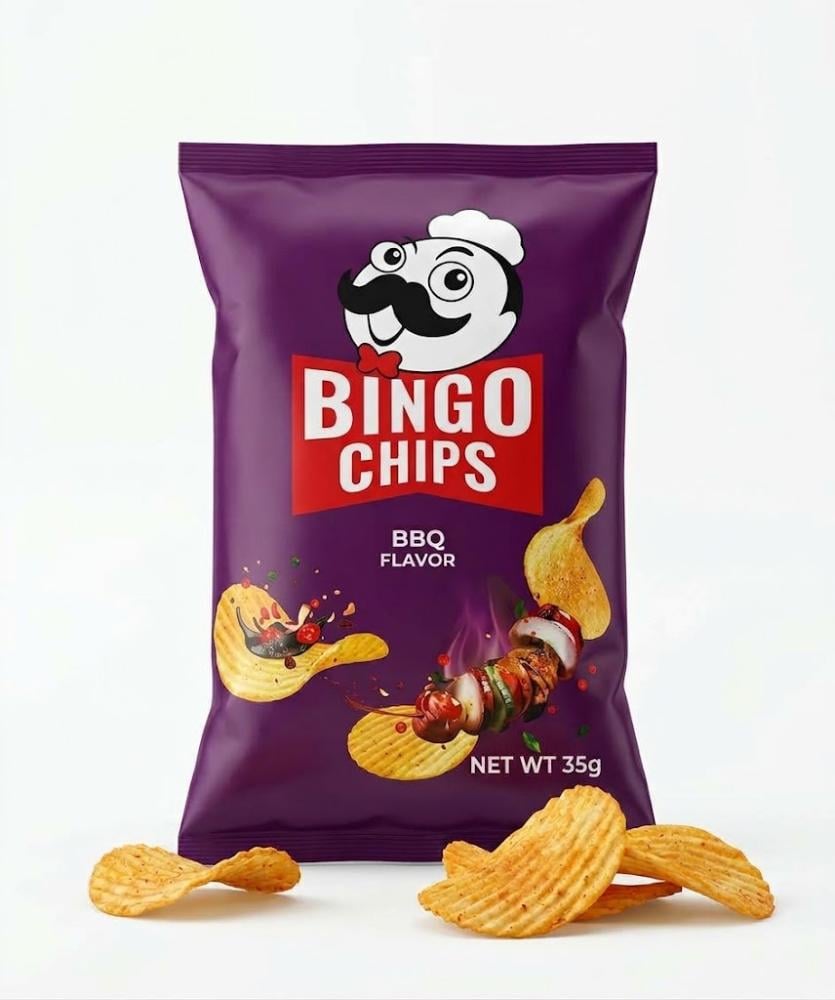 بينجو رقائق بنكهة المشاوي 40 غرام
