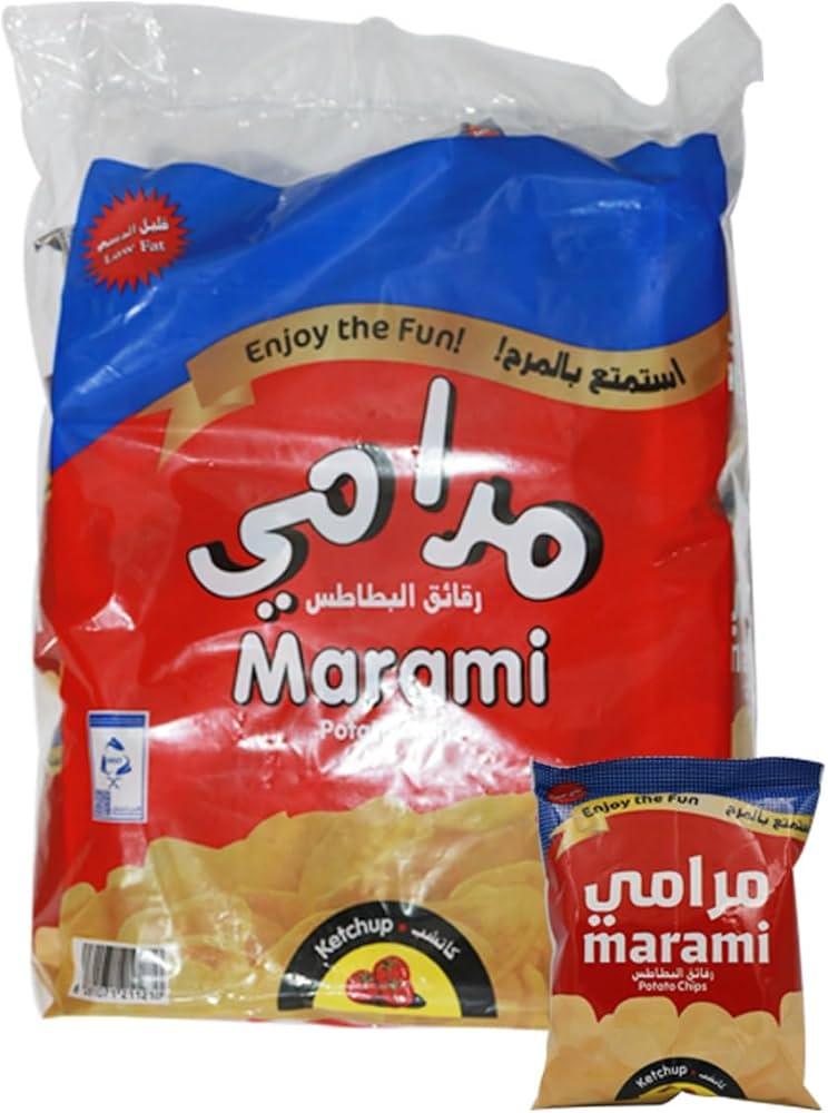 مرامي رقائق البطاطس كاتشب 10جرام