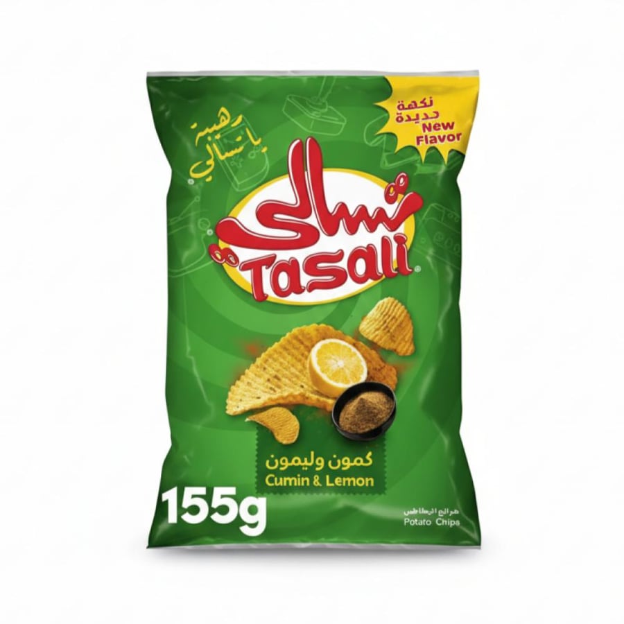 ليز تسالي كمون وليمون 155جرام