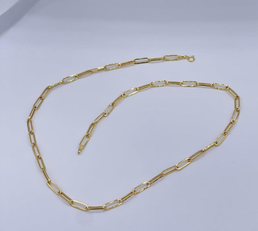 سلسال بيبر كليب فاخر ذهب عيار 18