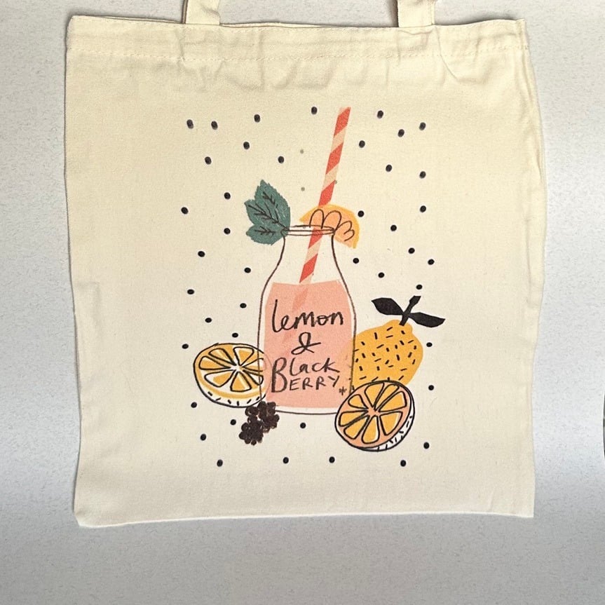 شنطة قماشية lemon