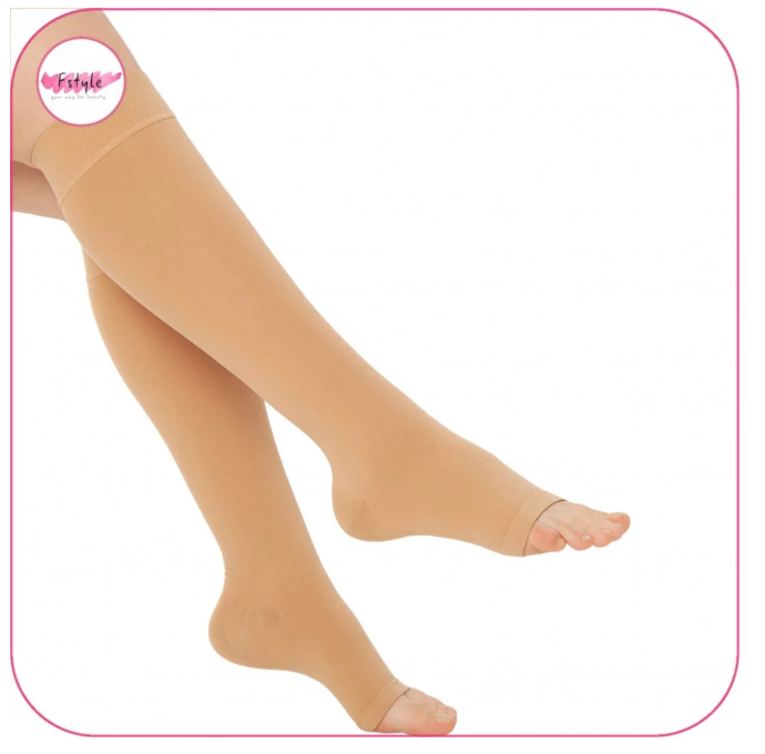 جورب الدوالي تحت الركبة مقاسات شركة (Compression Stockings Below Knee)