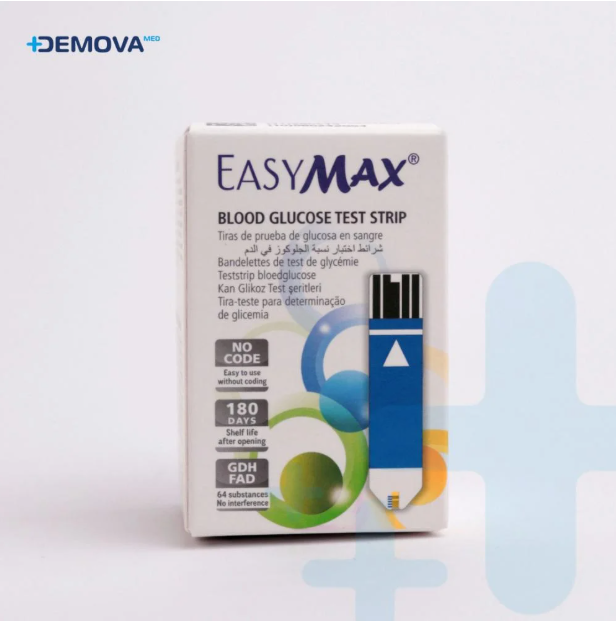 شرائح فحص السكر ايزي ماكس (Easy Max Test Strips)