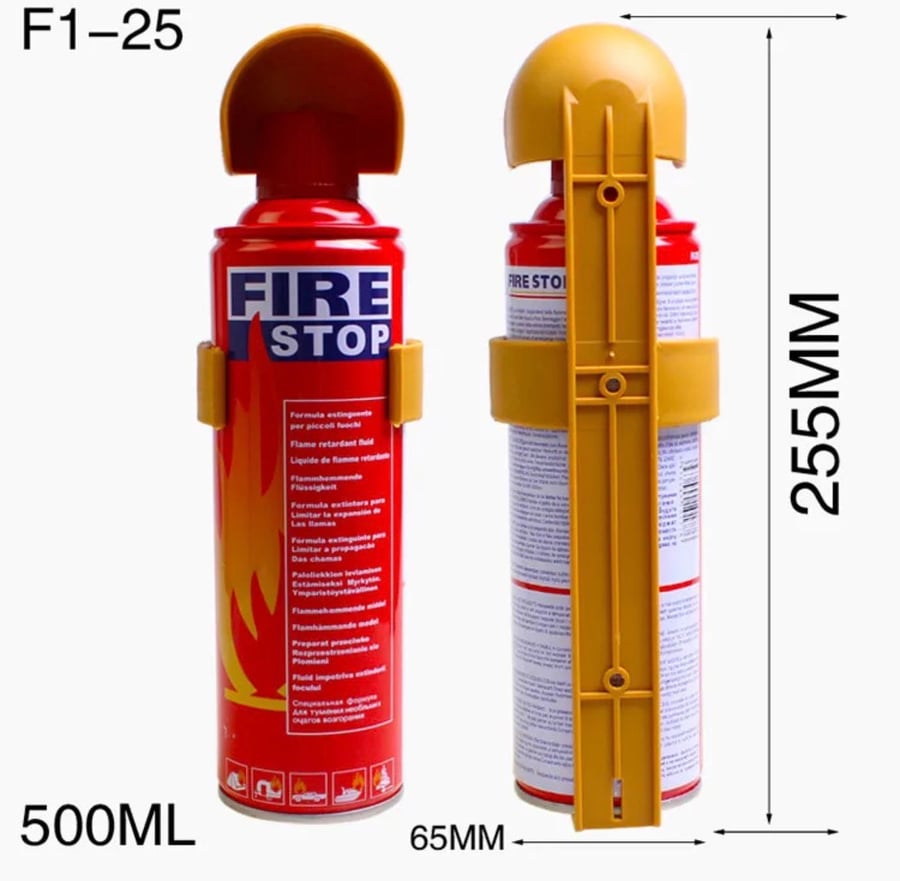 ⸻   احمِ سيارتك من الحريق! طفاية FIRE STOP  سهلة الاستخدام + حجم مناسب + تجي مع حامل تثبيت     ضرورية بكل سيارة   اطلبها الآن قبل تنفد الكمية