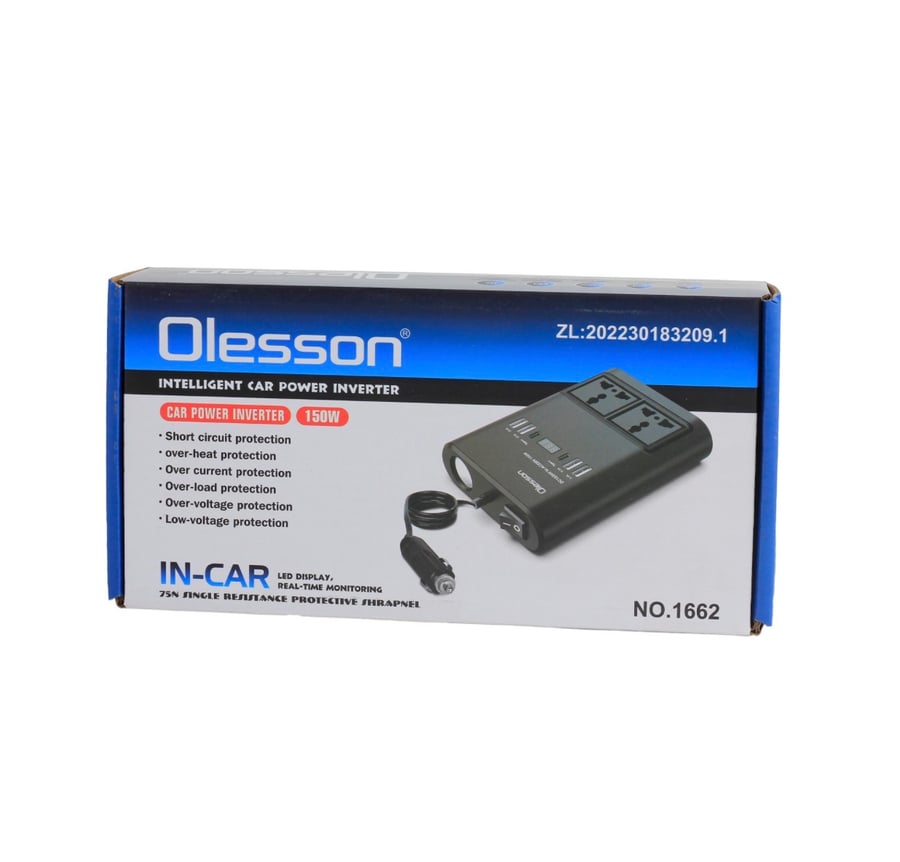 محول كهرباء للسيارة بقوة 150w