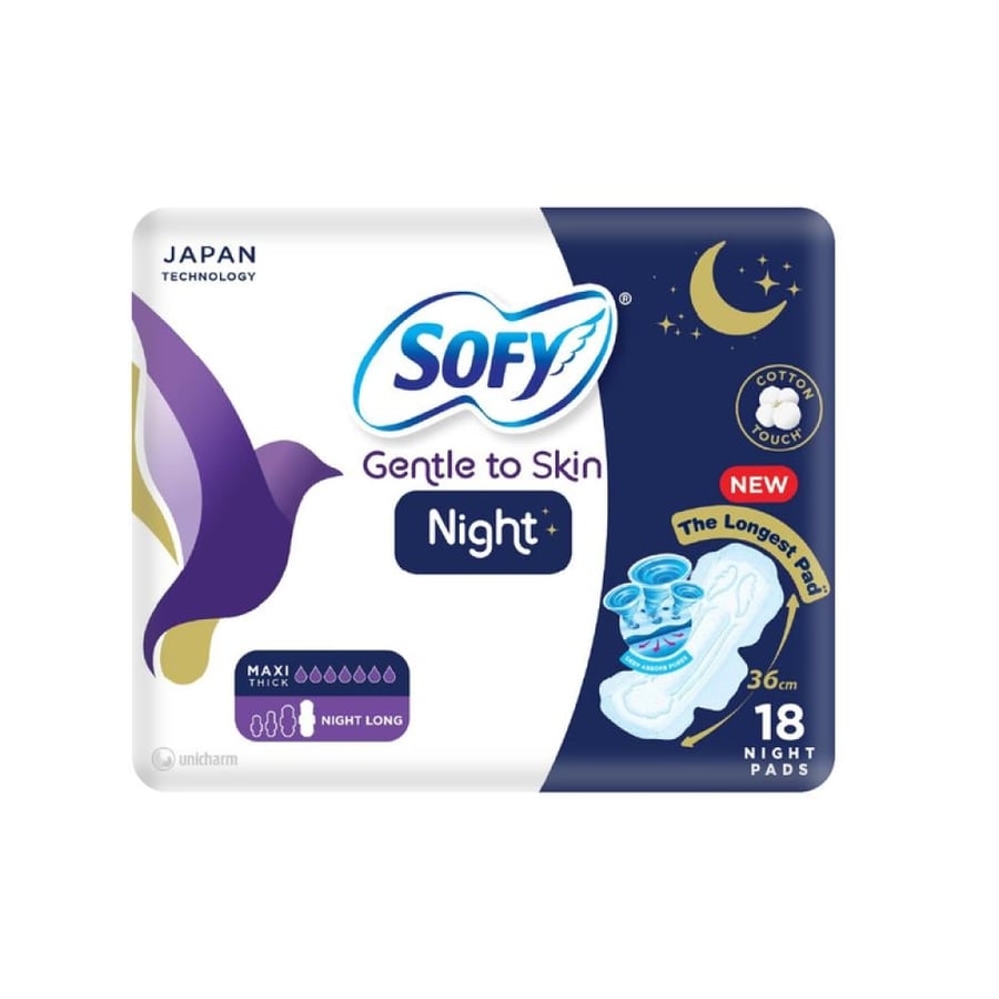 سوفي فوط ليلية قطني 6*18حبة