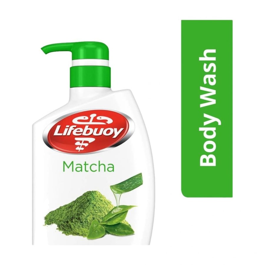 لايف بوي غسول الجسم المضاد للبكتيريا بشاي الماتشا 500 مل