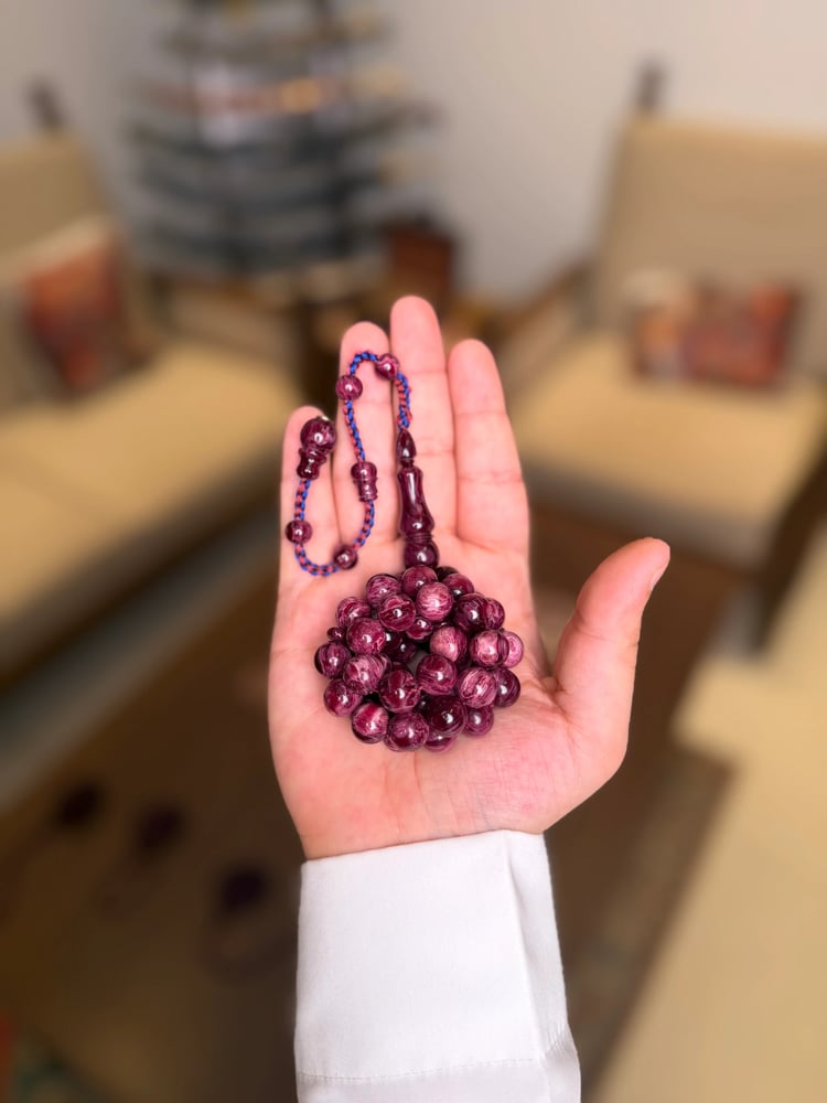 سبحة فاتوران برغندي
