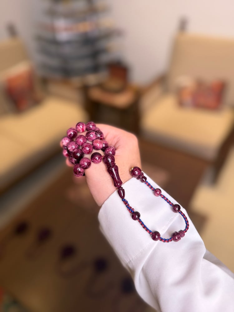 سبحة فاتوران برغندي