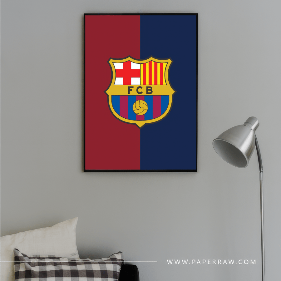 لوحة جدارية برشلونة FC Barcelona