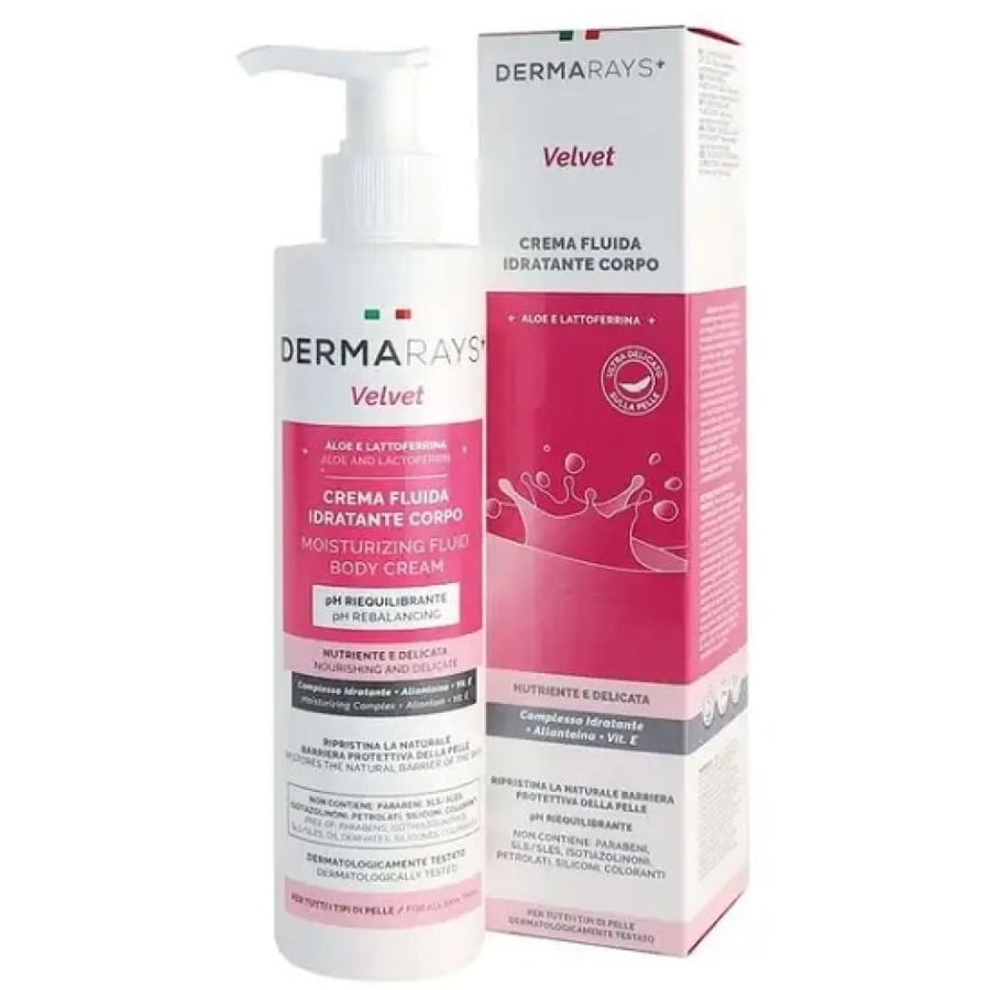 ديرمارايز كريم الجسم السائل المرطب من رايز فيلفيت 250 مل | Dermarays, Fluid Cream Body Moisturizing - 250 ml
