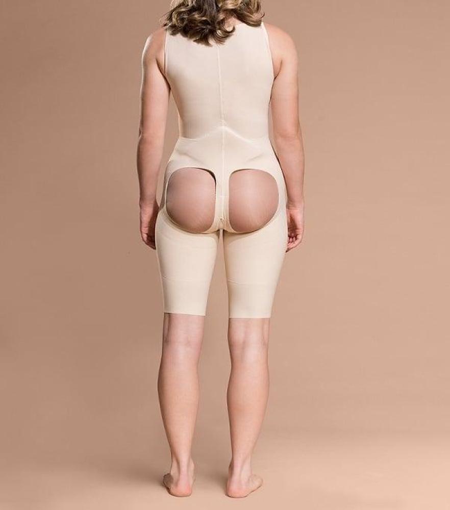 FBOS Female open buttock corset with suspenders above the knee Size Large | لشد و شفط البطن و الظهر و حقن الخفسات و الارداف يكون بسحاب مقاس Large