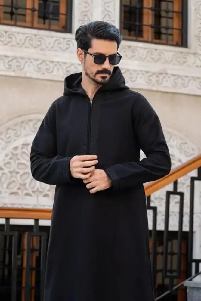 ثوب مغربي شتوي فاخر