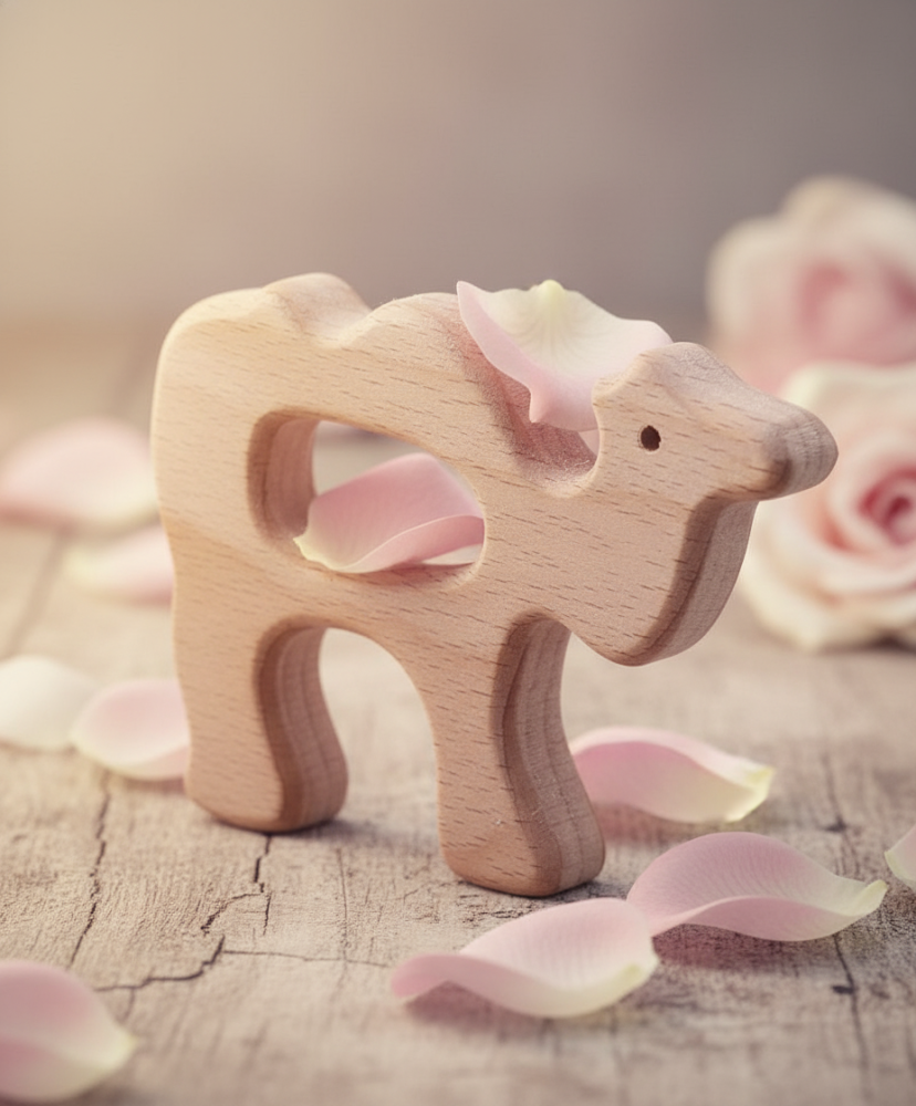 Wooden teething toy – camel
