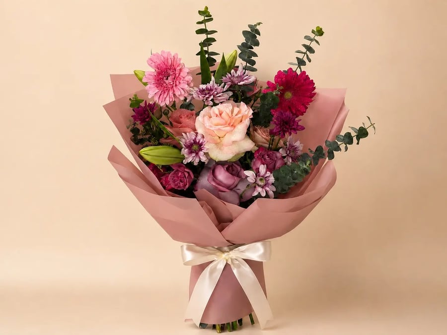 باقة بلش من AWE FLORAL