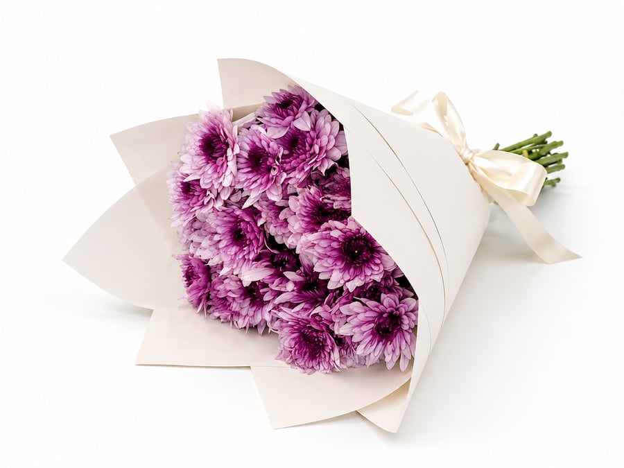 أقحوان سبراي وردي فاتح من AWE FLORAL