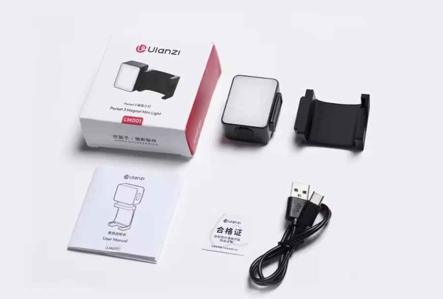 اضاءة led مغناطيسيه متوافقه مع متوافق مع DJI OSMO Pocket 3