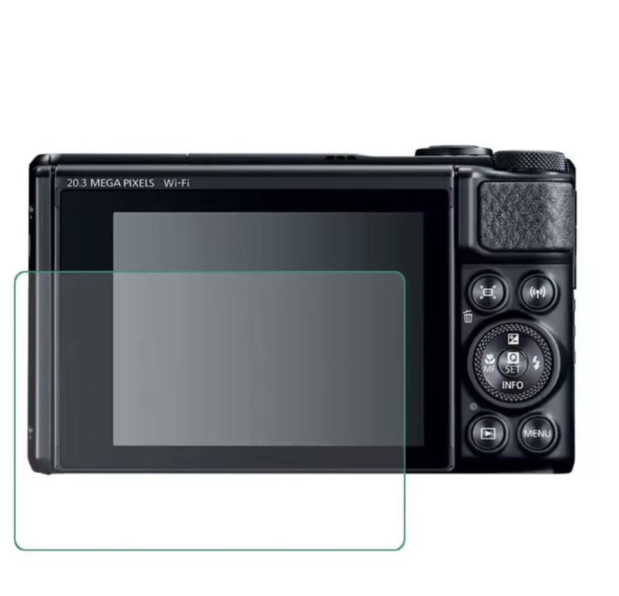 شاشة زجاجية لحماية الكاميرا canon sx740hs - g7x markii/iii