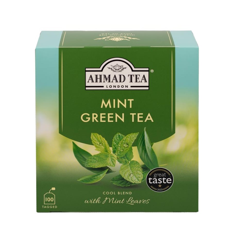 شاي أخضر بالنعناع