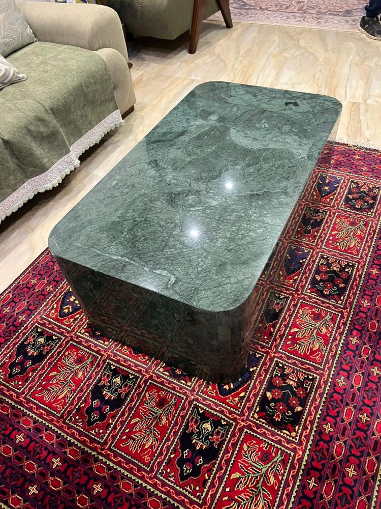 طاولة رخام اخضر هندي