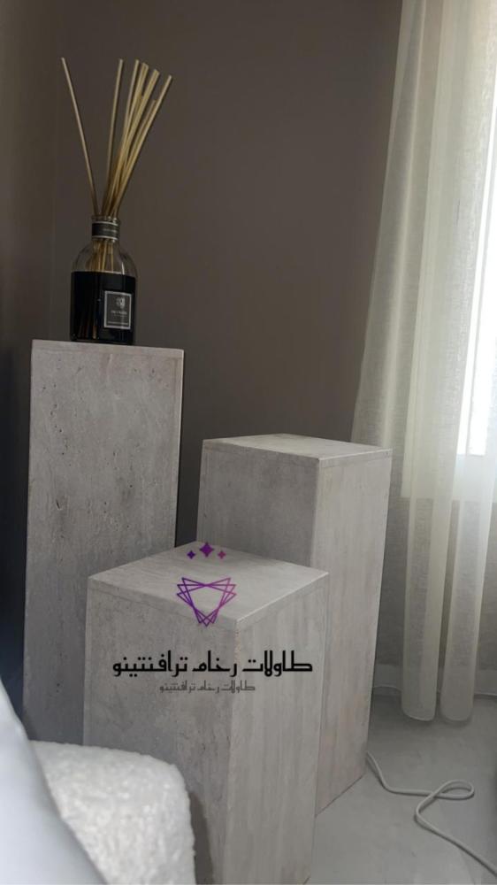 طقم زواية رخام ترافنتينو