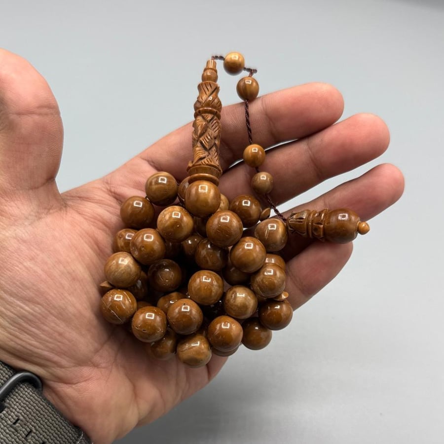 Coconut carved watch