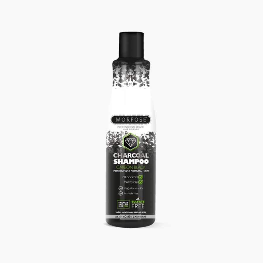 Charcoal activated shampoo from Morfous - 500 ml
