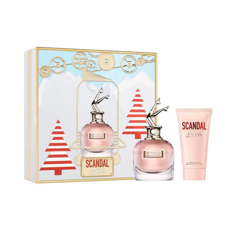 طقم جان بول غولتير سكاندال او دو بارفيوم (عطر 50مل+بودي لوشن 75مل)