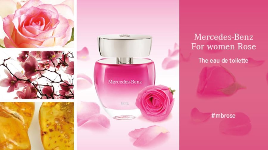 عطر مرسيدس بنز روز او دو تواليت 90مل