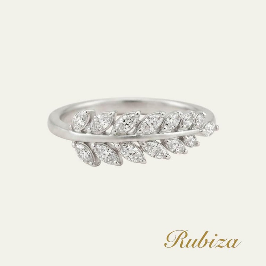 [RJ022] Silver ring decorated with zircon
