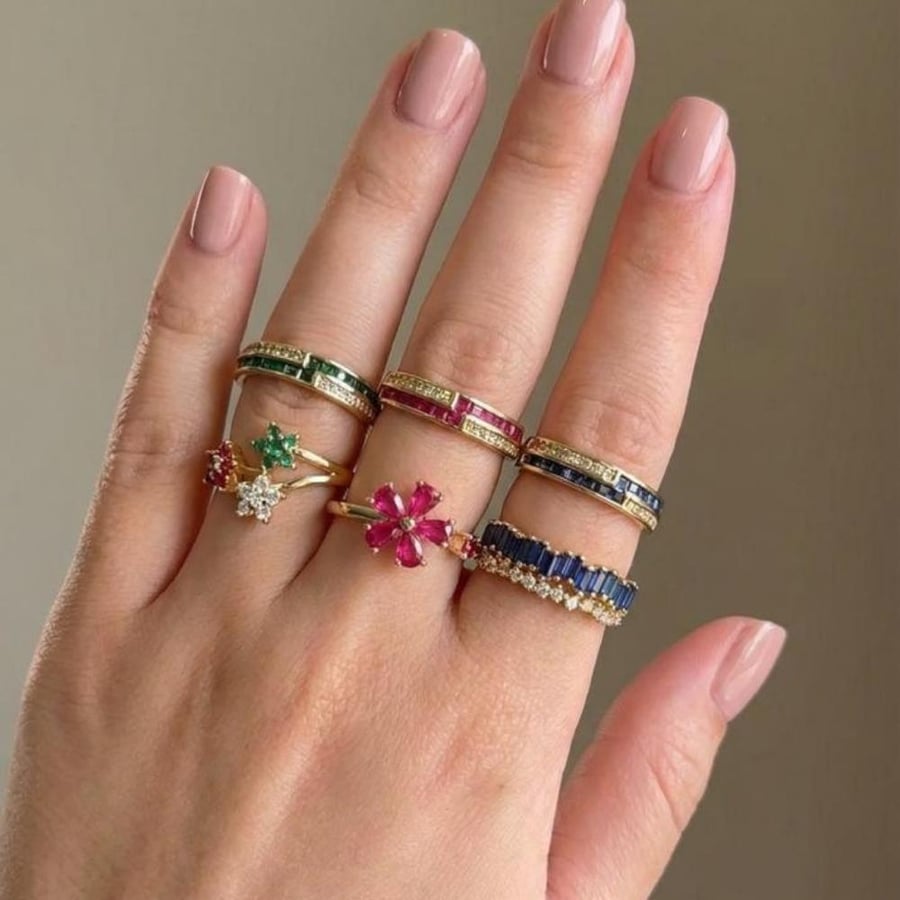 [R015] Gold-plated ring