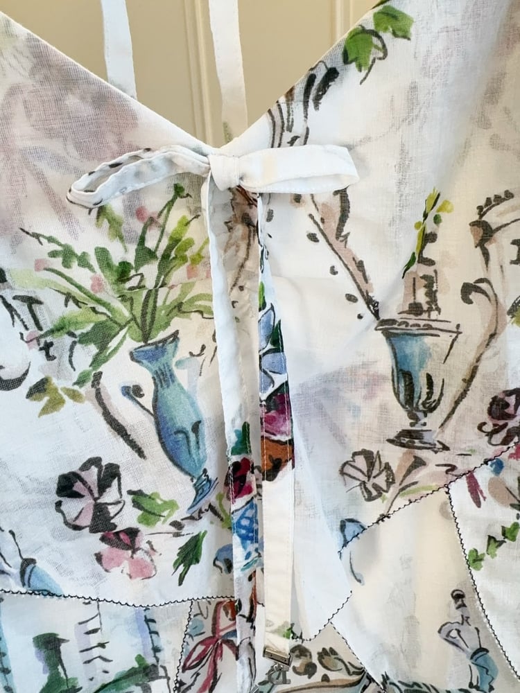 فستان ديور الفني المطبوع (Dior Artistic Print Maxi Dress)