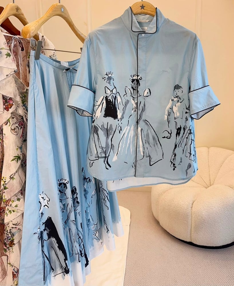 طقم ديور الفني المتكامل (Dior Artistic Print Set)