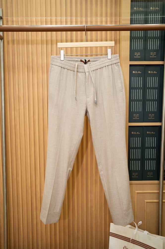 طقم كشمير فاخر من زيانيا (Zegna Oasi Cashmere Overshirt & Trousers Set)