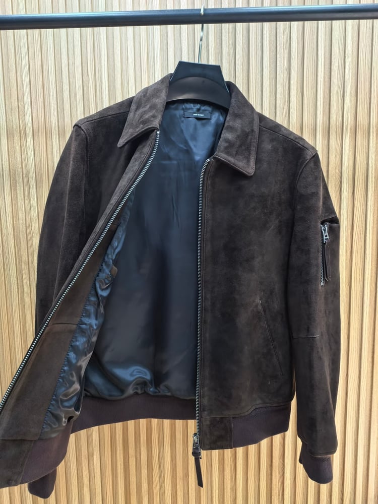 جاكيت توم فورد الشمواه الفاخر (Tom Ford Suede Jacket)