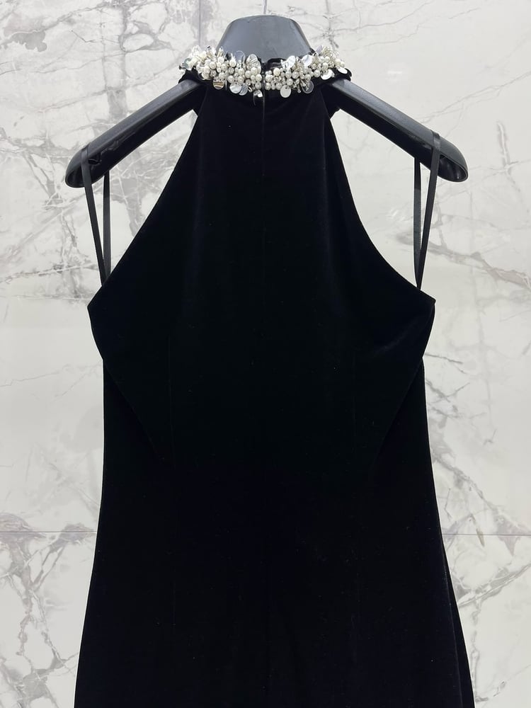 فستان "بالمان" (Balmain) السهري القصير الفاخر