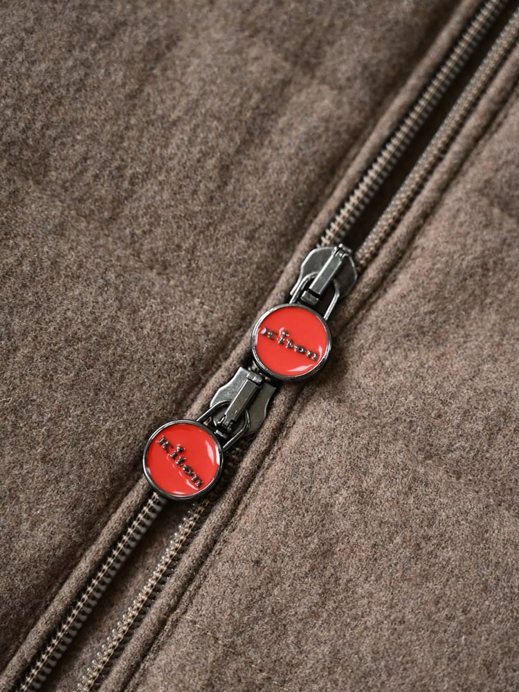 فيست كيتون الرجالي الفاخر من الصوف المبطن (Kiton Quilted Wool Vest)